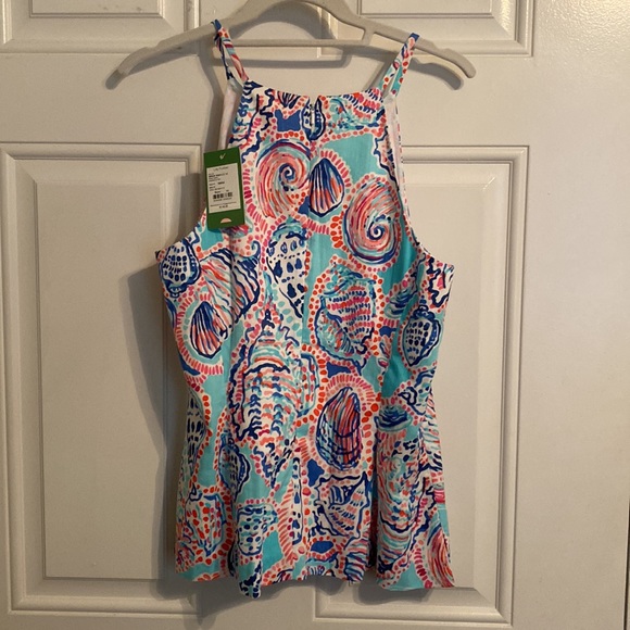 Lilly Pulitzer- Annabelle Top - Shell Me About It - Size 10 - NWT - Picture 2 of 3